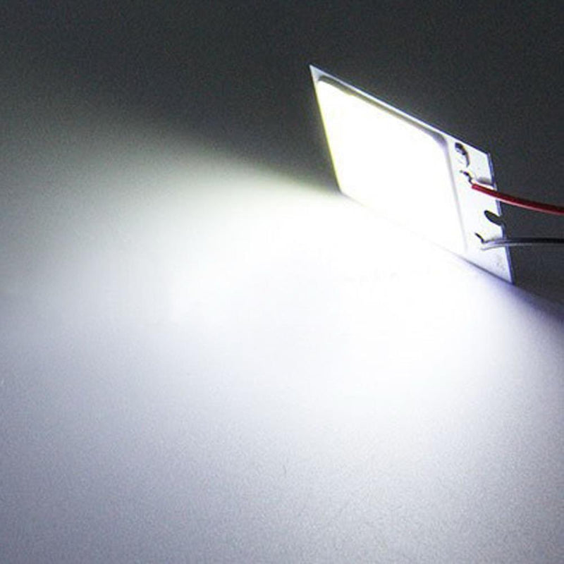 10PCS SMD chip super White Reading Lamp 12v cw led dome Bulb led Car