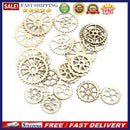Circular Saw Shape Wood Chips DIY Handmade Cutout Craft Wedding Decor Slices