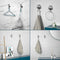 Without Punching Chrome-Plated Bathroom Shower Organization Suction Cup Hooks