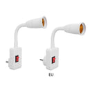 5pcs E27-E27 Rotating Lamp Base Flexible Extension Adapter LED Holder (EU)