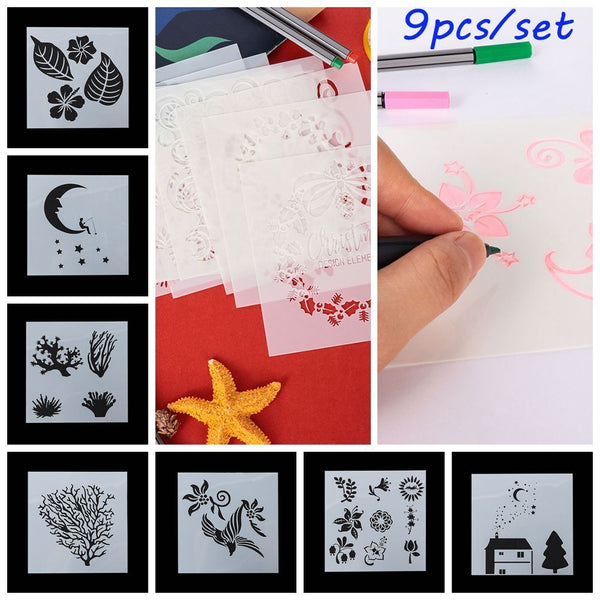 Decorative Embossing Template Scrapbooking Layering Stencils Wall Painting