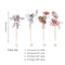 Wedding Flower Theme Angel Sticks Cupcake Decoration Fairy Girls Cake Topper