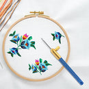 Embroidery Crochet Needle Anti-Rust Knitting Beaded Tools with Replaceable He