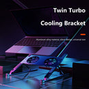 Laptop Cooling Pad with 2 Detachable Fans for 10-17.3 inch Laptop (Grey) Newly