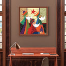 5D DIY Full Round Drill Diamond Painting Cartoon King Rhinestone Artwork Newly