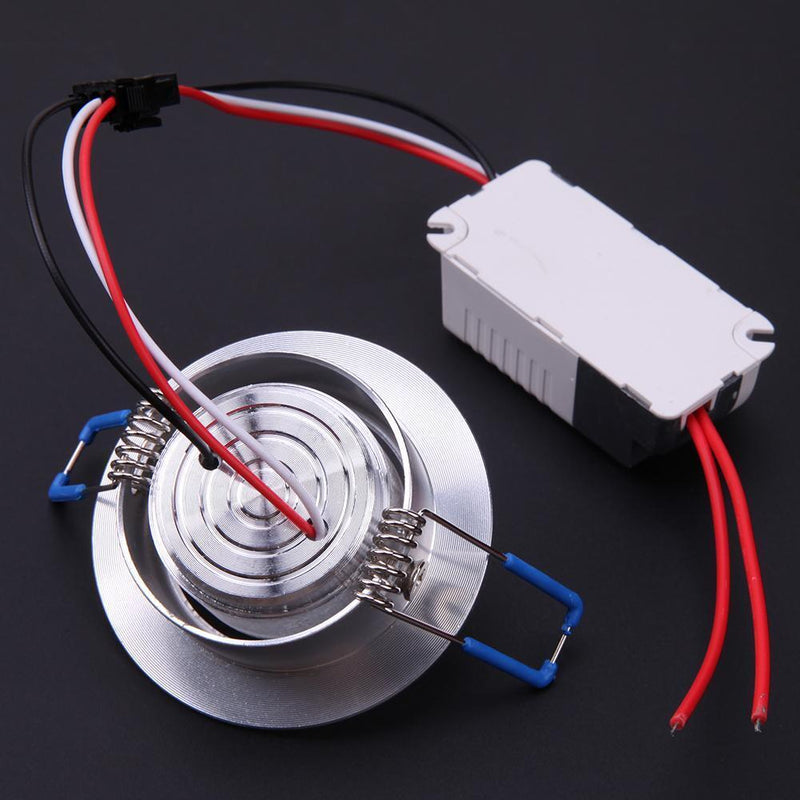 3W RGB Downlight AC85-265V Ceiling Light Lamp Spot Light w/ Remote Control Newly