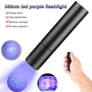 Waterproof 365nm Ultraviolet Flashlight XPE LED 150LM Torch for Money Detect