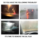 Glass Oil Film Removing Paste + Sponge Car Windshield Oil Film Defrostin T5A0