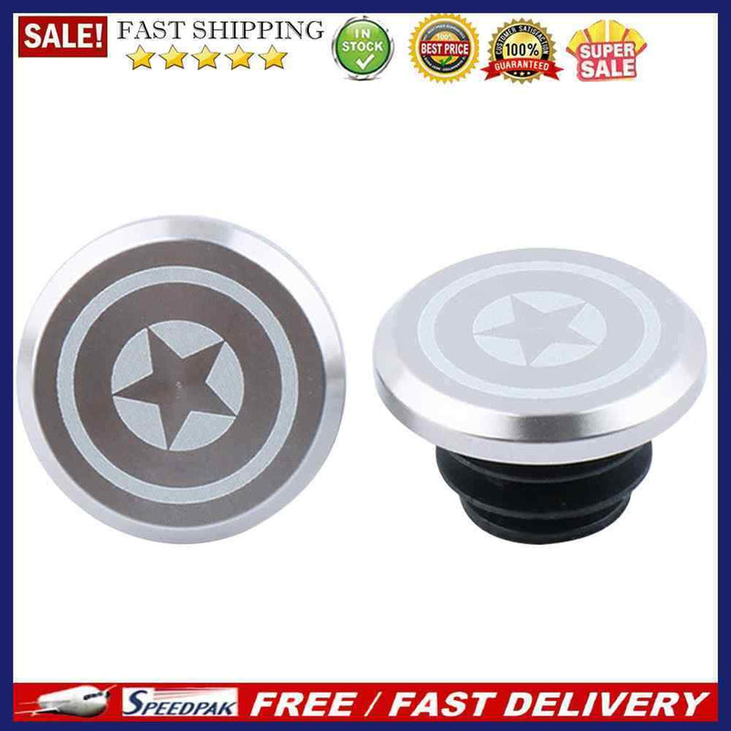 Bicycle Handlebar End Caps Aluminum End Plugs for MTB Road Folding Bike 2 Pac