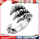 Open Adjustable Men Street Dragon Alloy Claw Finger Rings Jewelry Gifts