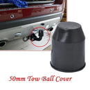 Universal 50mm Auto Vehicle Tow Bar Ball Cap Cover Hitch Trailer Towball Pr