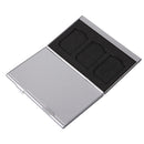 Metal Aluminum Protector Box Storage Case Memory Card Holder for 6Pcs SD/SDH