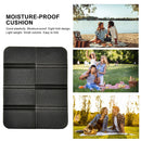 Camping Cushion Seat Foldable XPE Foam Pads Waterproof for Picnic (Black) Newly