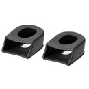 2pcs/set Bicycle Crankset Crank Wheel Protective Sleeve Protector (Black)