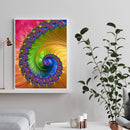 5D DIY Full Round Drill Diamond Paint Swirl Mosaic Rhinestone Drawing Picture