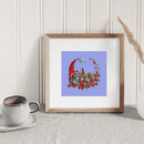 Full Embroidery Counted Canvas 14CT Santa Claus DIY Cross Stitch Kits Home
