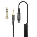 3.5mm Male to Mini Spring Headset Cable for AKG K240 K271 K141 K702 K712 Newly