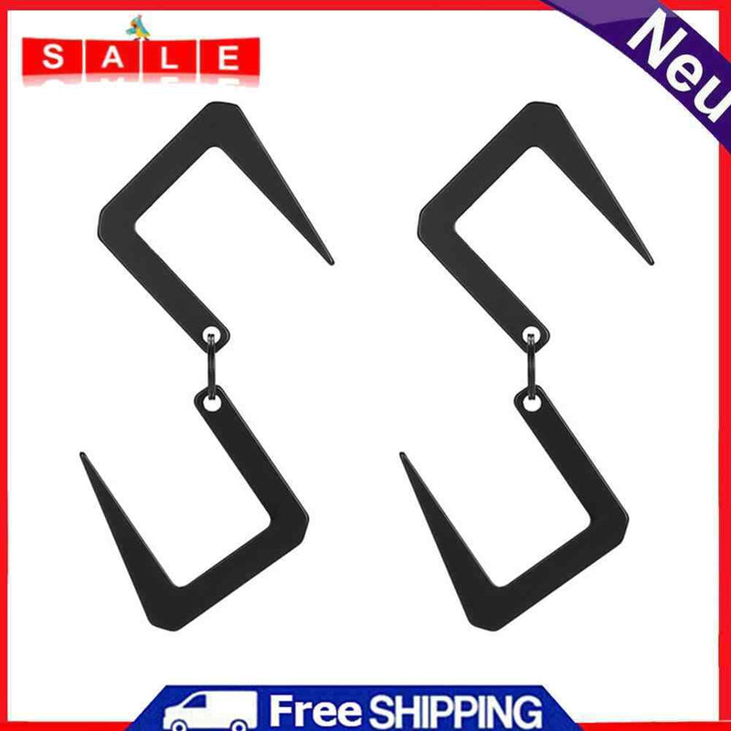 Outdoor Camping Hanging Hook S-shaped Clothes Towel Storage Rack Hiking Supplies