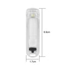 Mini LED EDC Flashlight Fishing Camping Emergency Keychain Lights (White)