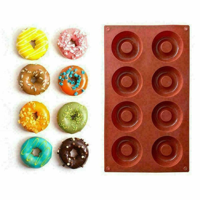 1* Donut Mould Muffin Cupcake NonStick Doughnut Mold W9R4 Baking Pan Q8T6 P2C6