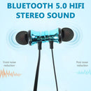 Long-Lasting Stereo Sound Bluetooth Headset Magnetic Magnetic Light Earphone