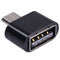 Micro USB Cable Adapter USB 2.0 to USB OTG Converter for Mouse (Black 5pcs)