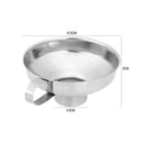 Stainless Steel Wide Mouth Canning Funnel Thick Salad Dressing Funnel(S)