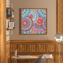 30x30cm 5D DIY Partial Special Shaped Drill Diamond Painting Datura Abstract Art
