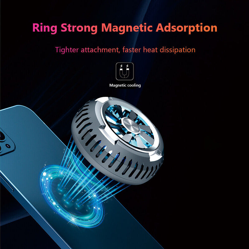 X6 Mobile Phone Cooler Fan Magnetic Radiator Heat Sink for Tablet Smartphone
