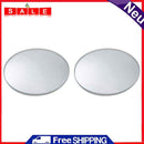 2PCS 360° Frameless Car Small Round Mirror Automobile Wide Angle Convex R
