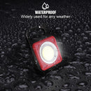 LED Keychain Flashlight 500 Lumen Outdoor Camping Working Light (Red+Stand)