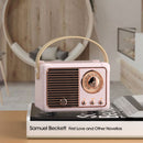 Retro Bluetooth-compatible Speaker Classical Subwoofer Music Player (Pink) Newly