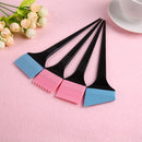 6pcs Professional Hair Dyeing Brush Comb Set for Salon Hair Coloring(Black)