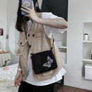 Casual Streetwear Crossbody Bag Women Butterfly Reflective Small Shoulder Pouch