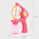 ABS Bubble Gun  Recycling Bubble (Red)+Liquid Bubble Water*5pcs