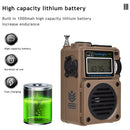 HRD-701 Portable Full-Band Digital Radio Subwoofer TF Card FM MW SW WB Receiver