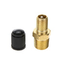 2pcs 1/8in Brass Tire Tyre Air Compressor Tank Fill Valves for Dunlop Valve