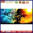 Sun Moon Tree Oil Paint By Numbers Kits Coloring Drawing Home Decoration Gifts
