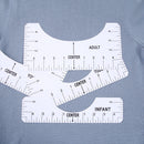 4pcs T-Shirt Guide Ruler Alignment Fabric Centering DIY Craft Sewing Access