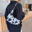 Fashion Women Animal Pattern Printing Underarm Bag Hobos Handbags (Cow)