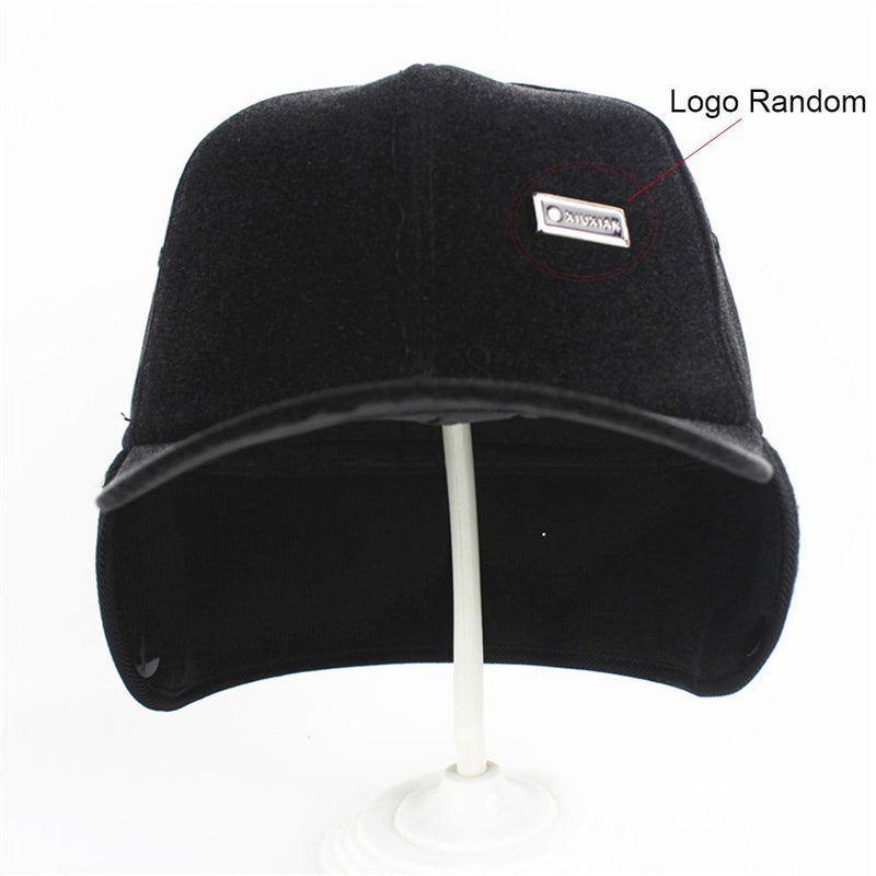 Hat Warm Waterproof Winter Baseball Cap for Men Hiking Cap Cotton Lined