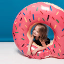Inflatable Swimming Ring Pink Donut Design Beach Thickening Ring (80cm) Newly