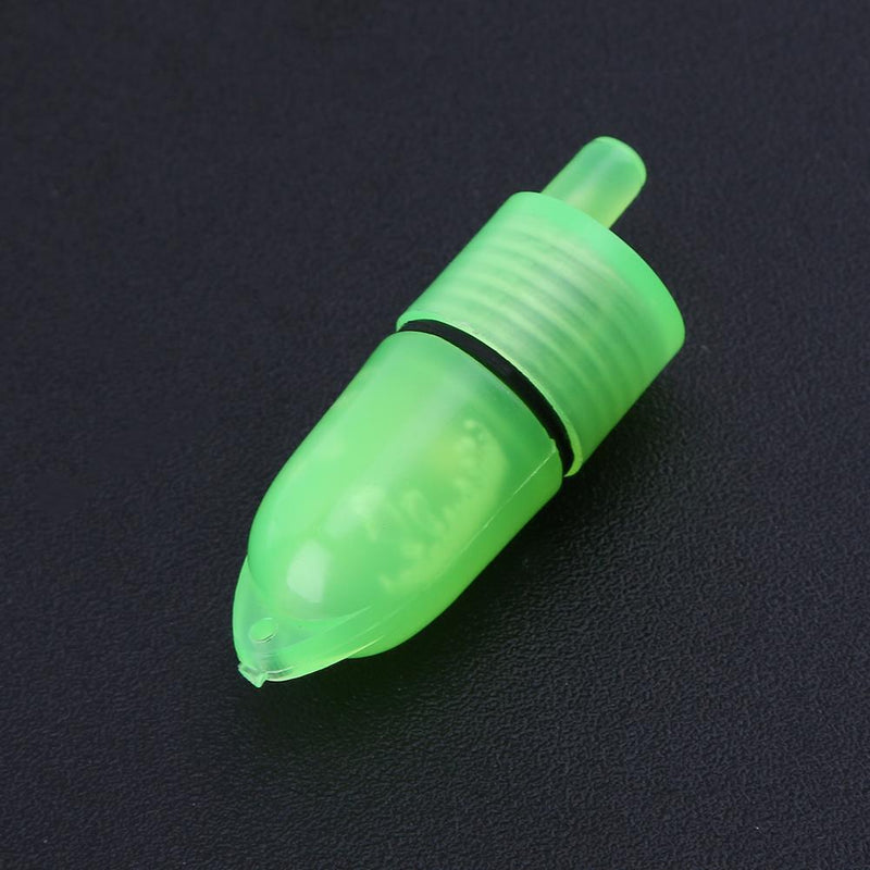 10pcs Fishing Rod Tip LED Lights for Twin Bell Electric Bite Alarm (Green) Newly