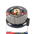 Black Camping Stove Adapter Gas Adapter Converter & Auto-Closer Function Newly