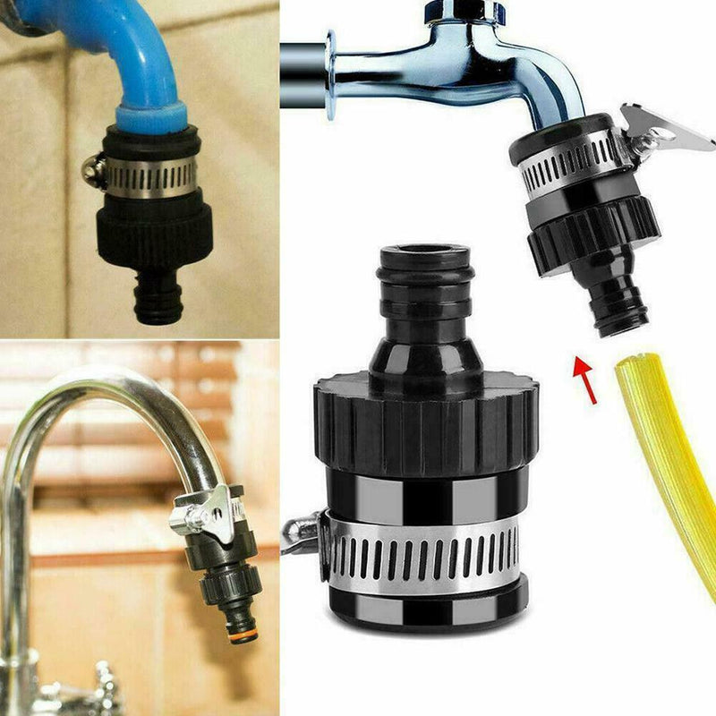 Universal Faucet Hose Connector Quick Connect Fitting Tap Washing Garden S9J2