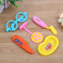 15pcs Children Doctor Pretend Play Portable Suitcase Medical Tools(Green)