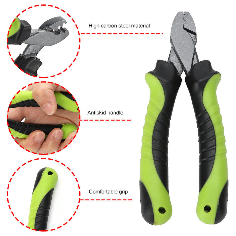 Fishing Crimping Pliers for Double Barrel Sleeves Non-Brief Fishing Line Cutter