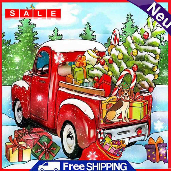 Gift Car Oil Paint by Numbers Hand Painted Frameless Picture Home Ornament Kit
