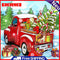 Gift Car Oil Paint by Numbers Hand Painted Frameless Picture Home Ornament Kit