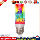 LED Flame Bulb Light Simulation Flicker Flame Atmosphere Lamp (Multicolor) Newly